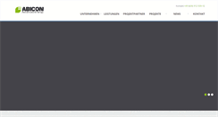 Desktop Screenshot of abicon-gmbh.de